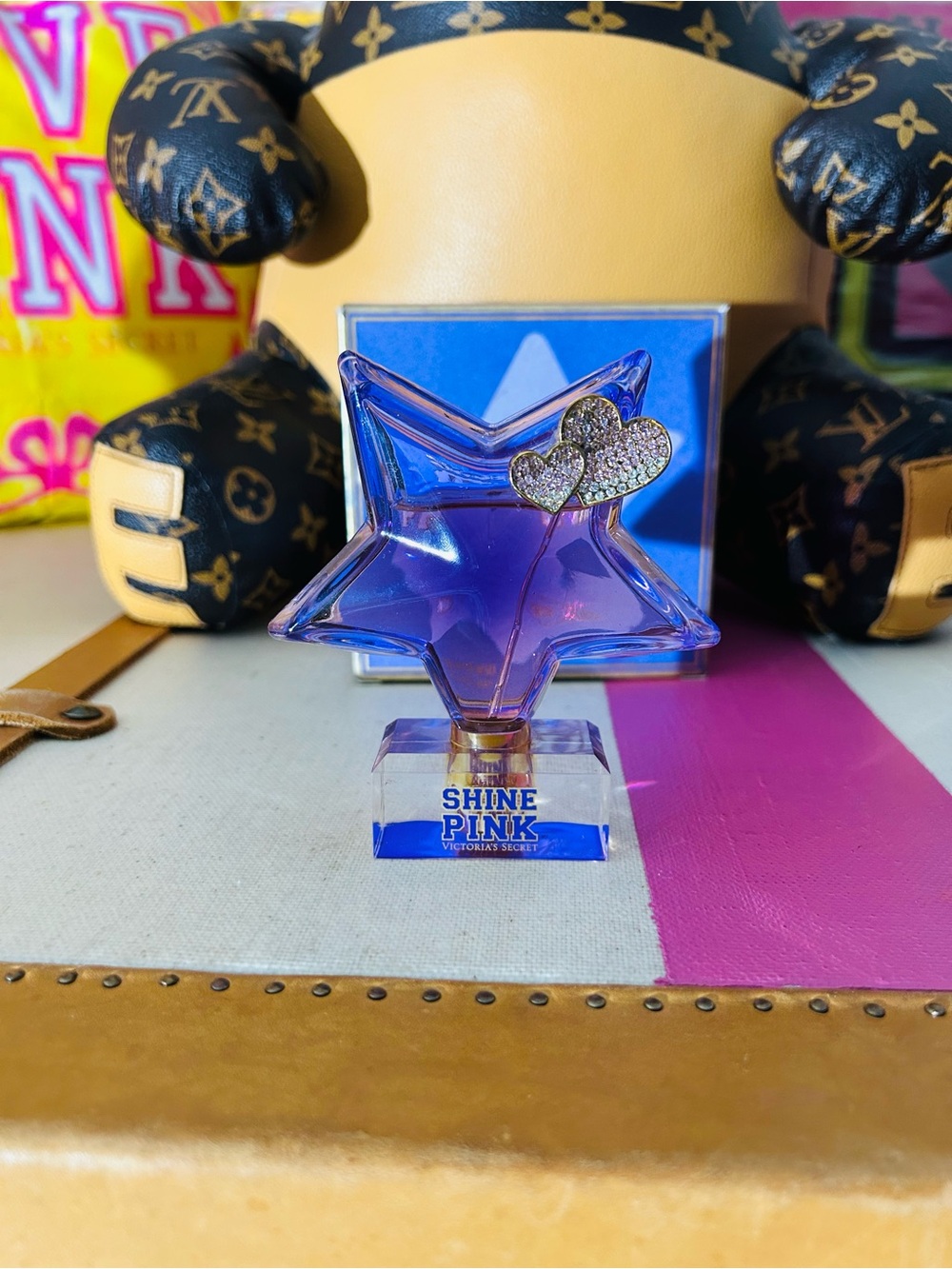 NIP Vintage Purple Shine Pink Star collectable fragrance